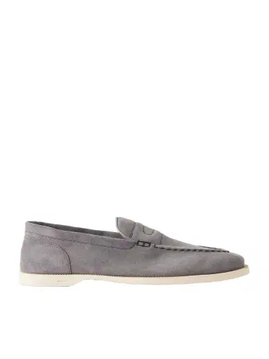 John Lobb Pace Suede Loafers - Men | Thumbnail 1 John Lobb Pace Suede Loafers - Men | Thumbnail 1