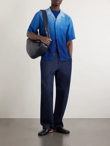 Blue Blue Japan Camp-Collar Dégradé Woven Shirt - Men | Thumbnail 2 Blue Blue Japan Camp-Collar Dégradé Woven Shirt - Men | Thumbnail 2