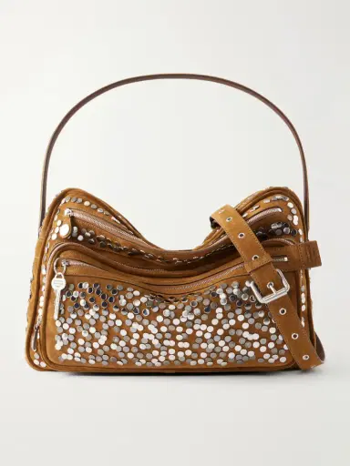 Acne Studios Camero Camera Embellished Suede Shoulder Bag | Thumbnail 7 Acne Studios Camero Camera Embellished Suede Shoulder Bag | Thumbnail 7
