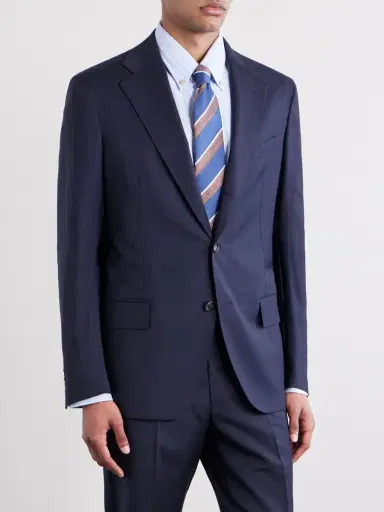 De Petrillo Virgin-Wool Blend Suit Jacket - Men | Thumbnail 3 De Petrillo Virgin-Wool Blend Suit Jacket - Men | Thumbnail 3