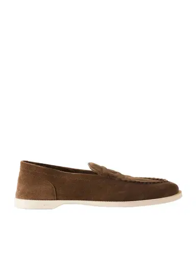 John Lobb Pace Suede Loafers - Men | Thumbnail 1 John Lobb Pace Suede Loafers - Men | Thumbnail 1