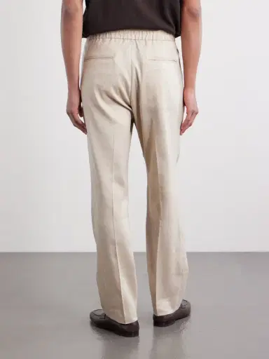 Paul Smith Straight-Leg Pleated Linen-Blend Trousers - Men | Thumbnail 4 Paul Smith Straight-Leg Pleated Linen-Blend Trousers - Men | Thumbnail 4