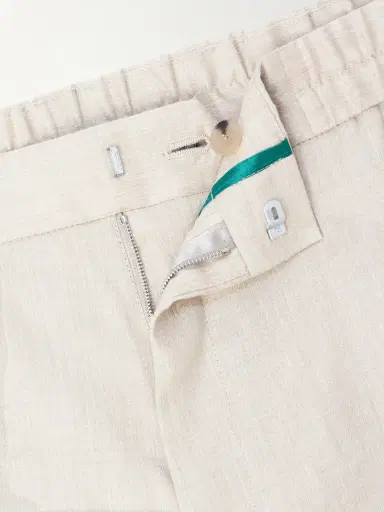 Paul Smith Straight-Leg Pleated Linen-Blend Trousers - Men | Thumbnail 6 Paul Smith Straight-Leg Pleated Linen-Blend Trousers - Men | Thumbnail 6