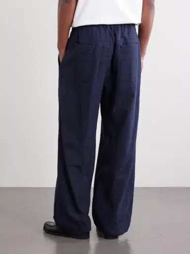 Blue Blue Japan Straight-Leg Cotton-Blend Suit Trousers - Men | Thumbnail 4 Blue Blue Japan Straight-Leg Cotton-Blend Suit Trousers - Men | Thumbnail 4