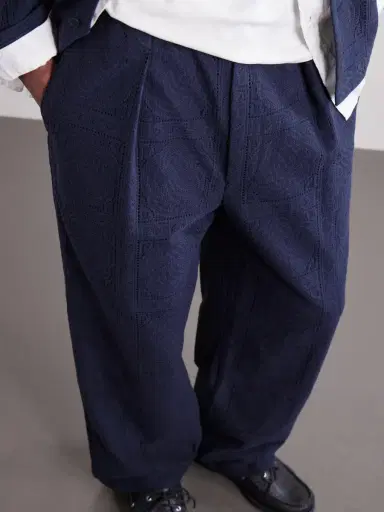 Blue Blue Japan Straight-Leg Cotton-Blend Suit Trousers - Men | Thumbnail 5 Blue Blue Japan Straight-Leg Cotton-Blend Suit Trousers - Men | Thumbnail 5