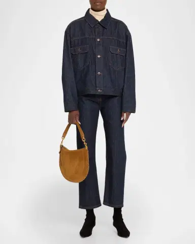 Isabel Marant Oskan Braided Suede Shoulder Bag | Thumbnail 4 Isabel Marant Oskan Braided Suede Shoulder Bag | Thumbnail 4