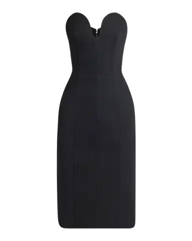 Bottega Veneta Strapless Compact Wool Waisted Buster Dress | Thumbnail 1 Bottega Veneta Strapless Compact Wool Waisted Buster Dress | Thumbnail 1
