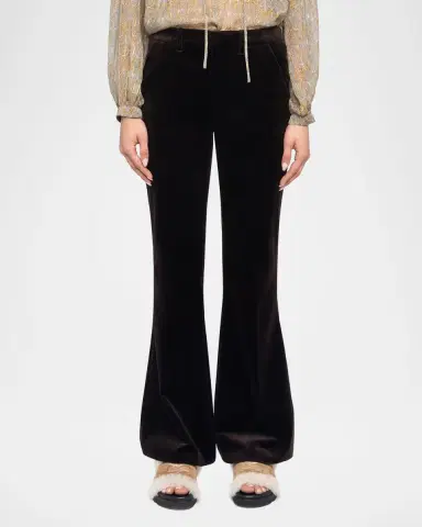 Zadig & Voltaire Prevy Velvet Flare Pants | Thumbnail 4 Zadig & Voltaire Prevy Velvet Flare Pants | Thumbnail 4