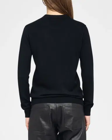 Zadig & Voltaire Kendy Heart Embroidered Sweater | Thumbnail 3 Zadig & Voltaire Kendy Heart Embroidered Sweater | Thumbnail 3