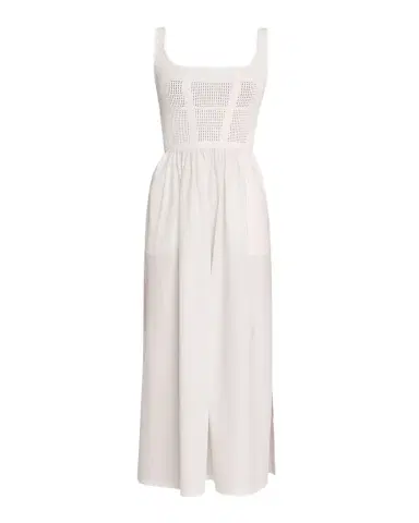 Reiss Kori Pointelle Mixed Media Midi Dress | Thumbnail 1 Reiss Kori Pointelle Mixed Media Midi Dress | Thumbnail 1