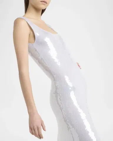 Bottega Veneta Sequined Scoop-Neck Dress | Thumbnail 5 Bottega Veneta Sequined Scoop-Neck Dress | Thumbnail 5