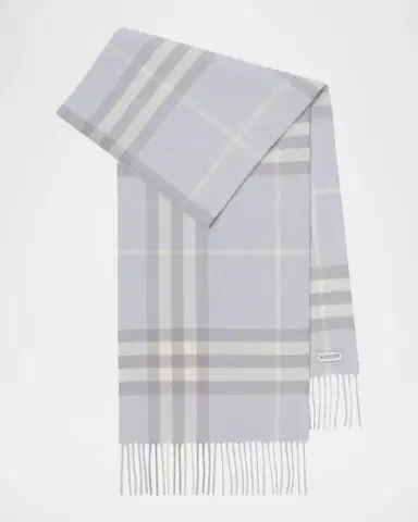 Burberry Giant Check Cashmere Scarf | Thumbnail 2 Burberry Giant Check Cashmere Scarf | Thumbnail 2