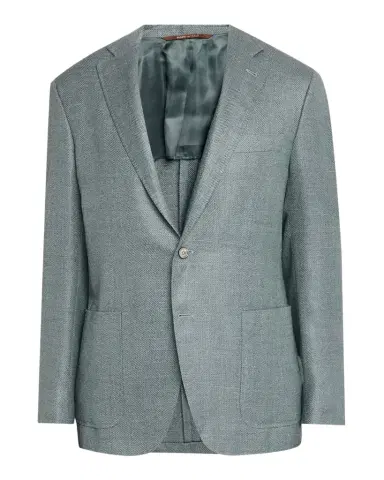 Canali Herringbone Wool-Blend Single-Breasted Blazer | Thumbnail 1 Canali Herringbone Wool-Blend Single-Breasted Blazer | Thumbnail 1