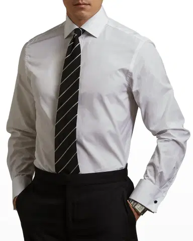 Ralph Lauren Purple Label Poplin French Cuff Shirt | Thumbnail 3 Ralph Lauren Purple Label Poplin French Cuff Shirt | Thumbnail 3