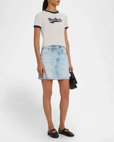 Rag & Bone New York Crewneck Ringer Tee | Thumbnail 2 Rag & Bone New York Crewneck Ringer Tee | Thumbnail 2