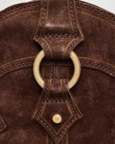 Rag & Bone Joni Suede Cowboy Boots | Thumbnail 4 Rag & Bone Joni Suede Cowboy Boots | Thumbnail 4