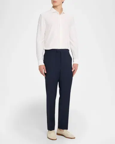 Reiss Men's Hayes Jacquard Stripe Sport Shirt | Thumbnail 2 Reiss Men's Hayes Jacquard Stripe Sport Shirt | Thumbnail 2