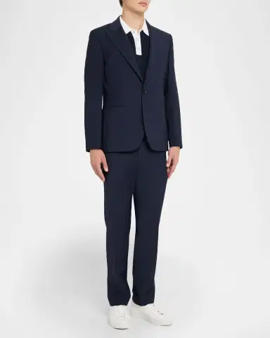 Reiss Men's Dream Adjustable Flat-Front Trousers | Thumbnail 2 Reiss Men's Dream Adjustable Flat-Front Trousers | Thumbnail 2