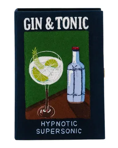 Olympia Le-Tan Gin & Tonic Book Clutch Bag | Thumbnail 1 Olympia Le-Tan Gin & Tonic Book Clutch Bag | Thumbnail 1