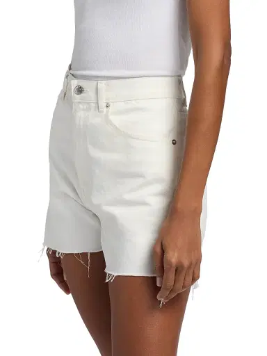 Nili Lotan Women's Cobain Denim Shorts - Cream - Size 29 | Thumbnail 4 Nili Lotan Women's Cobain Denim Shorts - Cream - Size 29 | Thumbnail 4