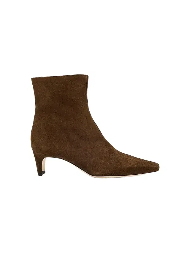 Women's Wally 55MM Suede Ankle Boots - Dark Brown Women's Wally 55MM Suede Ankle Boots - Dark Brown