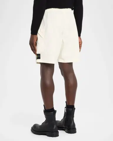 Stone Island Men 's Cotton Stretch-Drawstring Pull-On Shorts | Thumbnail 3 Stone Island Men 's Cotton Stretch-Drawstring Pull-On Shorts | Thumbnail 3