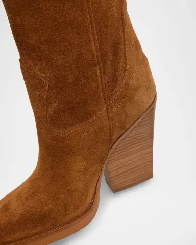 Paris Texas El Dorado Suede Knee-High Boots | Thumbnail 4 Paris Texas El Dorado Suede Knee-High Boots | Thumbnail 4