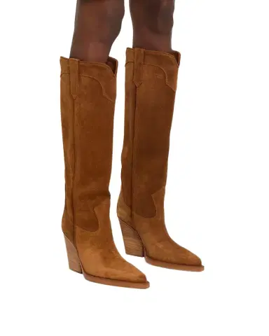 Paris Texas El Dorado Suede Knee-High Boots | Thumbnail 1 Paris Texas El Dorado Suede Knee-High Boots | Thumbnail 1