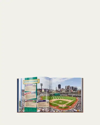 Graphic Image "Ballparks" Leather Bound Book | Thumbnail 2 Graphic Image "Ballparks" Leather Bound Book | Thumbnail 2