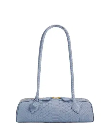 Alaïa Le Teckel Small Snakeskin Shoulder Bag | Thumbnail 1 Alaïa Le Teckel Small Snakeskin Shoulder Bag | Thumbnail 1