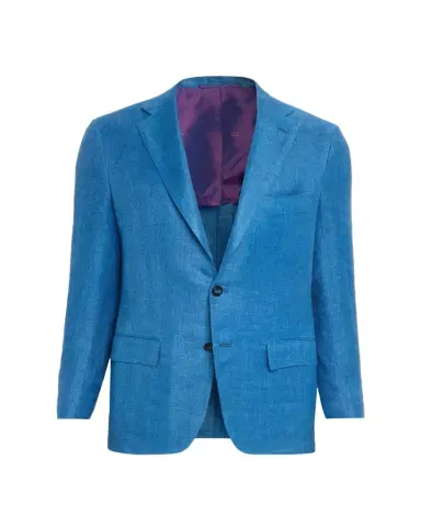 Kiton Men's Linen, Cashmere and Silk Herringbone Sport Coat | Thumbnail 1 Kiton Men's Linen, Cashmere and Silk Herringbone Sport Coat | Thumbnail 1
