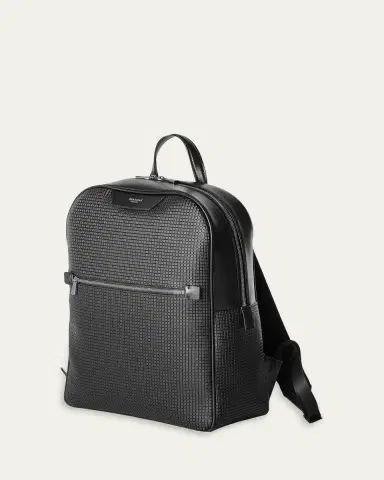 Serapian Men's Stepan and Leather Backpack | Thumbnail 2 Serapian Men's Stepan and Leather Backpack | Thumbnail 2
