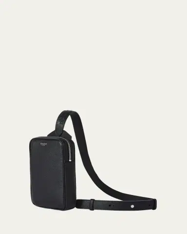 Serapian Men's Cachem Leather Sling Bag | Thumbnail 2 Serapian Men's Cachem Leather Sling Bag | Thumbnail 2