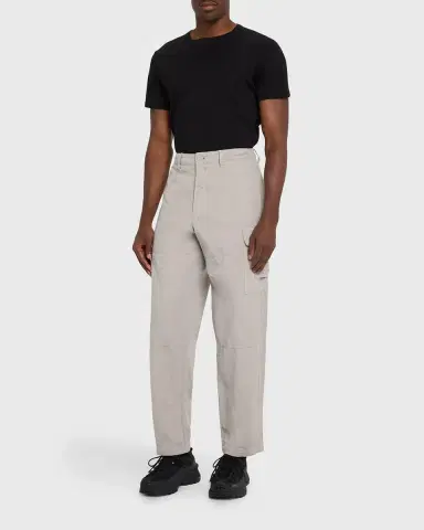 Stone Island Men's Cotton and Linen Cargo Pants | Thumbnail 6 Stone Island Men's Cotton and Linen Cargo Pants | Thumbnail 6