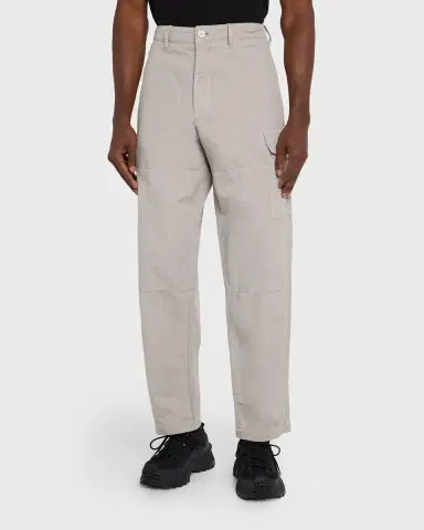 Stone Island Men's Cotton and Linen Cargo Pants | Thumbnail 8 Stone Island Men's Cotton and Linen Cargo Pants | Thumbnail 8