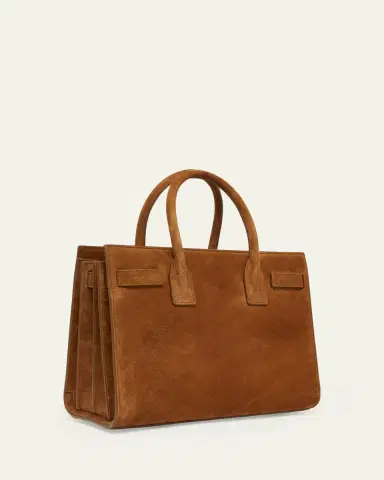 Saint Laurent Sac de Jour Baby Suede Top-Handle Bag | Thumbnail 3 Saint Laurent Sac de Jour Baby Suede Top-Handle Bag | Thumbnail 3