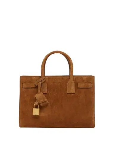 Saint Laurent Sac de Jour Baby Suede Top-Handle Bag | Thumbnail 1 Saint Laurent Sac de Jour Baby Suede Top-Handle Bag | Thumbnail 1