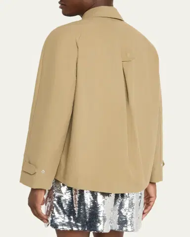 Simone Rocha Men's Pleated Bow Shirt Jacket | Thumbnail 3 Simone Rocha Men's Pleated Bow Shirt Jacket | Thumbnail 3