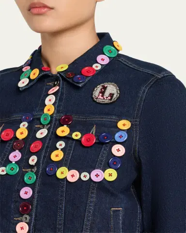 Libertine Candy Buttons Denim Jacket | Thumbnail 5 Libertine Candy Buttons Denim Jacket | Thumbnail 5