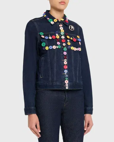 Libertine Candy Buttons Denim Jacket | Thumbnail 8 Libertine Candy Buttons Denim Jacket | Thumbnail 8