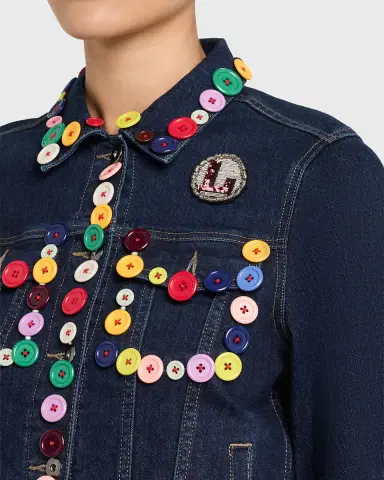 Libertine Candy Buttons Denim Jacket | Thumbnail 9 Libertine Candy Buttons Denim Jacket | Thumbnail 9