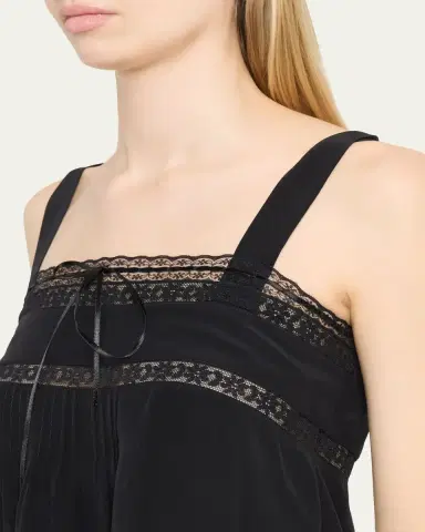 Ciao Lucia Euri Silk Lace Top | Thumbnail 5 Ciao Lucia Euri Silk Lace Top | Thumbnail 5