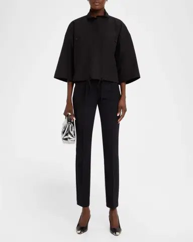 Lafayette 148 New York Gramercy Cropped Slim-Fit Pintuck Pants | Thumbnail 6 Lafayette 148 New York Gramercy Cropped Slim-Fit Pintuck Pants | Thumbnail 6