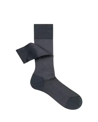 Sozzi Calze Men's Vanise Knit Cotton Crew Socks | Thumbnail 1 Sozzi Calze Men's Vanise Knit Cotton Crew Socks | Thumbnail 1