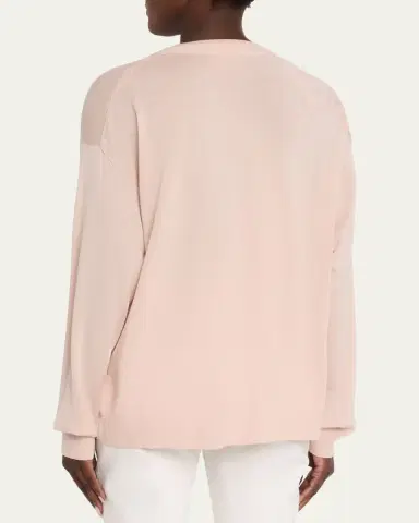 Lafayette 148 New York V-Neck Merino Wool Knit Sweater | Thumbnail 3 Lafayette 148 New York V-Neck Merino Wool Knit Sweater | Thumbnail 3