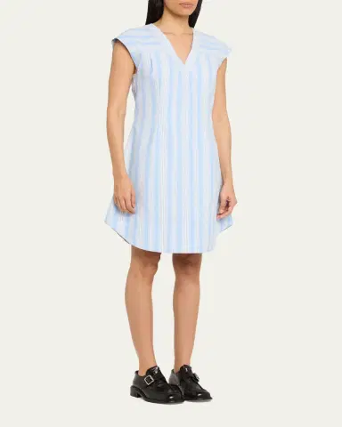 3.1 Phillip Lim Stripe Cap-Sleeve Shift Dress | Thumbnail 4 3.1 Phillip Lim Stripe Cap-Sleeve Shift Dress | Thumbnail 4