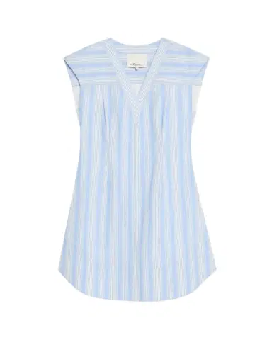3.1 Phillip Lim Stripe Cap-Sleeve Shift Dress | Thumbnail 1 3.1 Phillip Lim Stripe Cap-Sleeve Shift Dress | Thumbnail 1