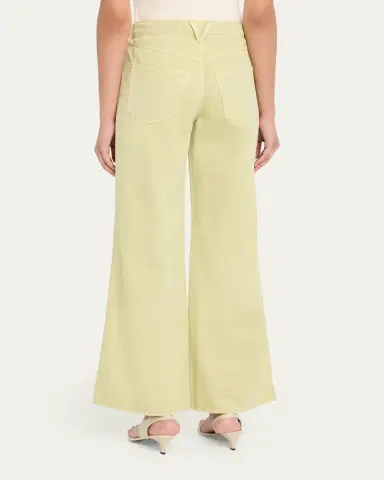Veronica Beard Kasey Mid-Rise Wide-Leg Jeans | Thumbnail 3 Veronica Beard Kasey Mid-Rise Wide-Leg Jeans | Thumbnail 3