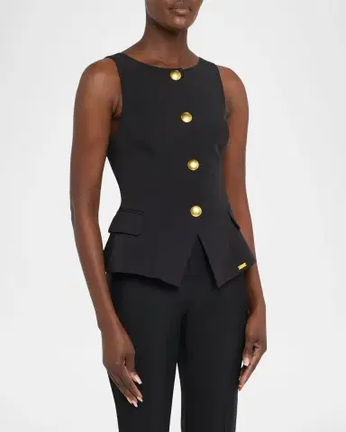 L'Agence Tessa Fitted Vest | Thumbnail 3 L'Agence Tessa Fitted Vest | Thumbnail 3