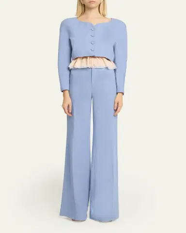 Chloé Linen Crop Jacket | Thumbnail 2 Chloé Linen Crop Jacket | Thumbnail 2